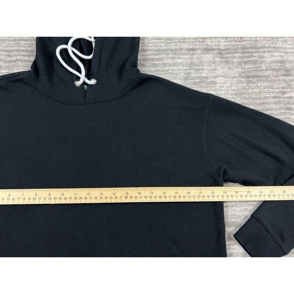 Wild Fable Hoodie Womens Medium Black Cropped Sweatshirt Cotton‎ Blend - Picture 4 of 11